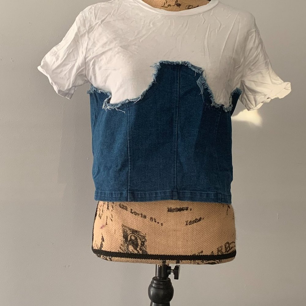 Casual Denim Tshirt